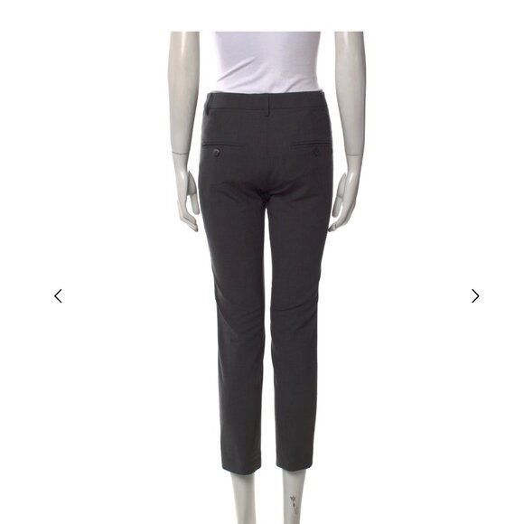 Brunello Cucinelli Black Virgin Wool Straight Leg Pants US 2/ IT38 - Picture 4 of 4